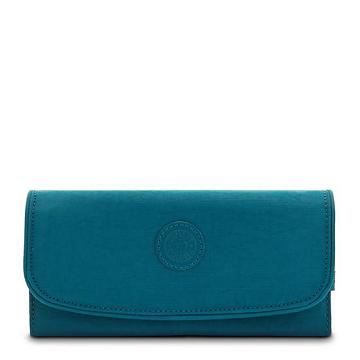 Kipling Money Land Snap Portefeuille Turquoise | NL 1426WN